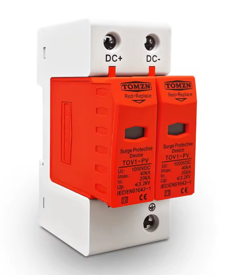 SPD 2P 500VDC 600VDC 1000VDC 20KA~40KA Surge Protector