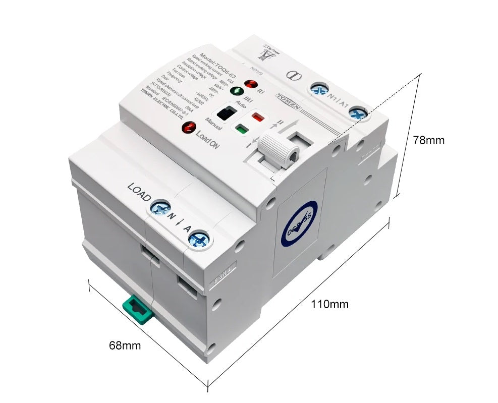 ATS TOQ6-63 Automatic Transfer Switch 63A